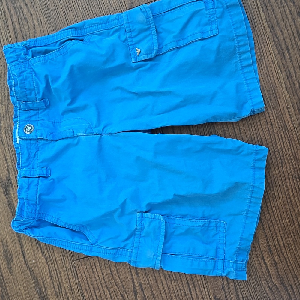 Armani Junior Vibrant Blue Cargo Shorts